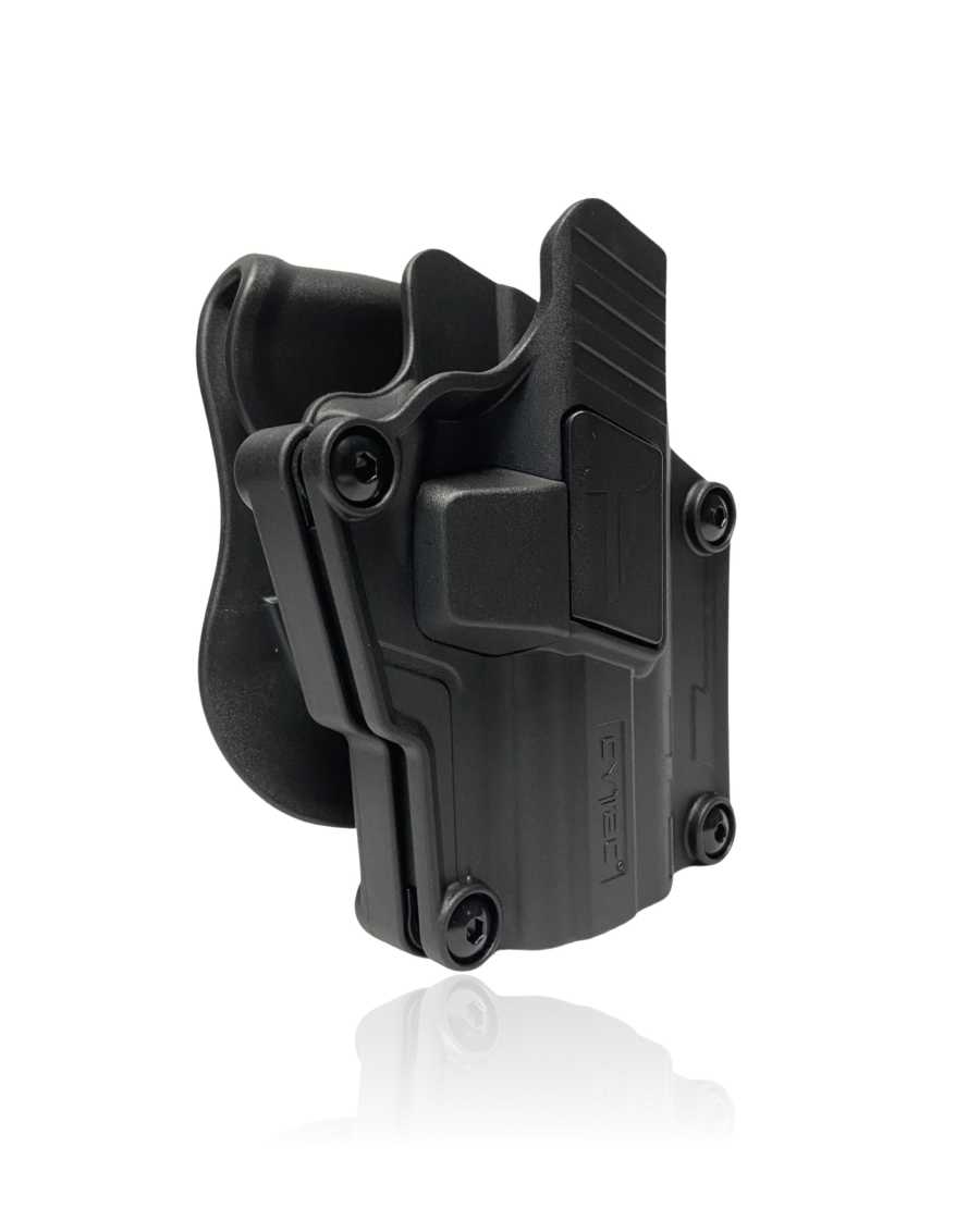 UNIVERSAL MEGA FIT GEN2 HOLSTER CYTAC color. Negro