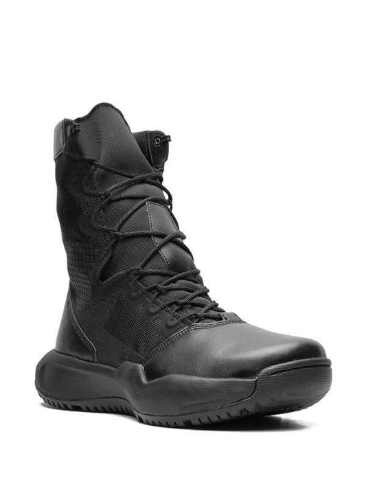 🔹 Botas Tácticas Negras (Cuero Sintético Liso)
