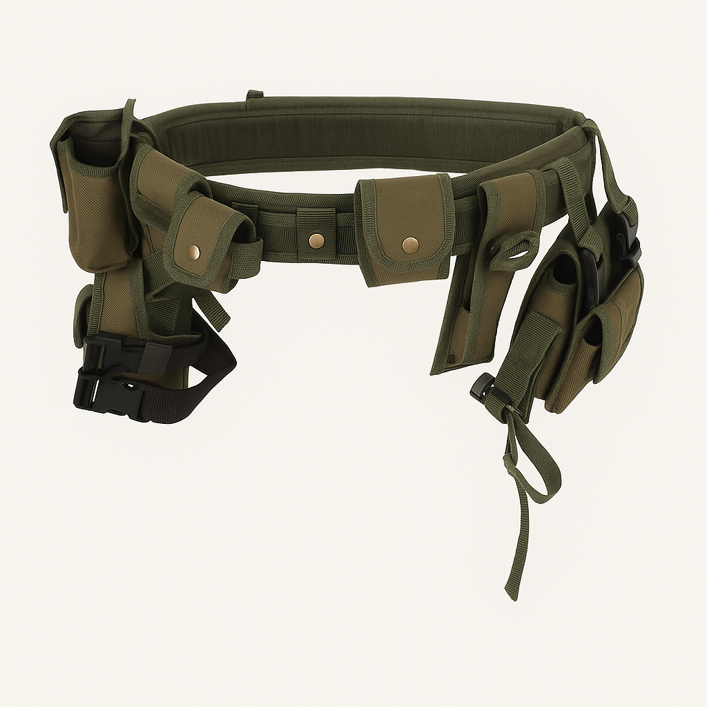 Cinturón NA Táctico (Tejido Verde) para Carabineros
